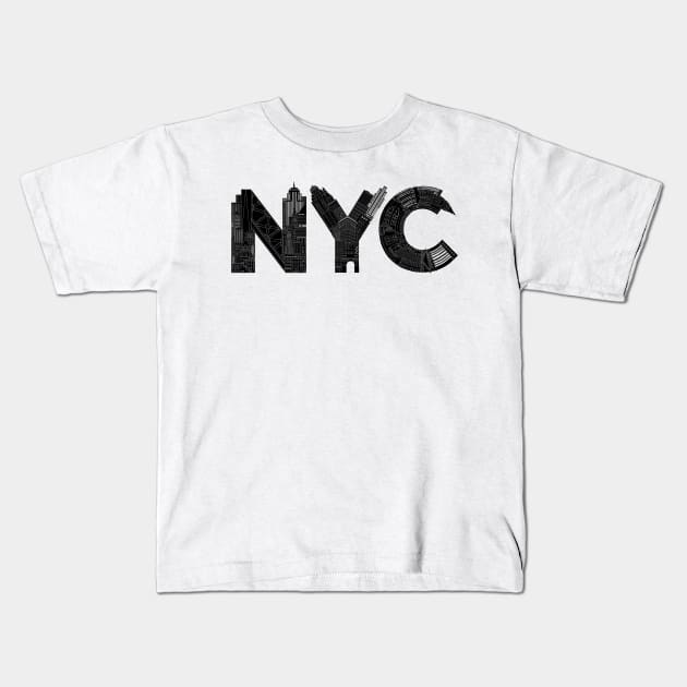 NYC Kids T-Shirt by astronaut